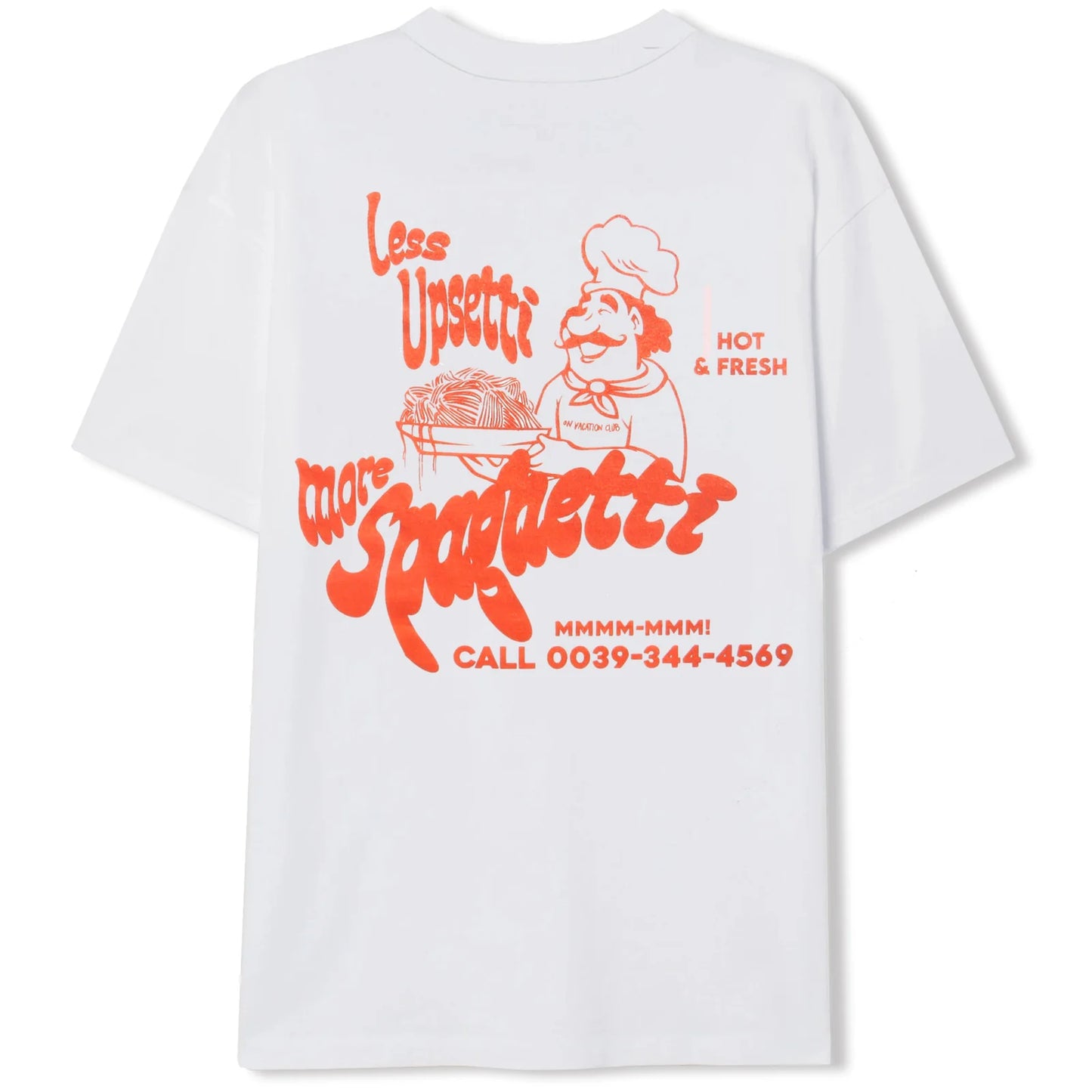 LESS UPSETTI T-SHIRT