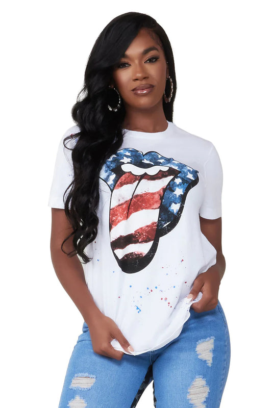Aslayy White Tee